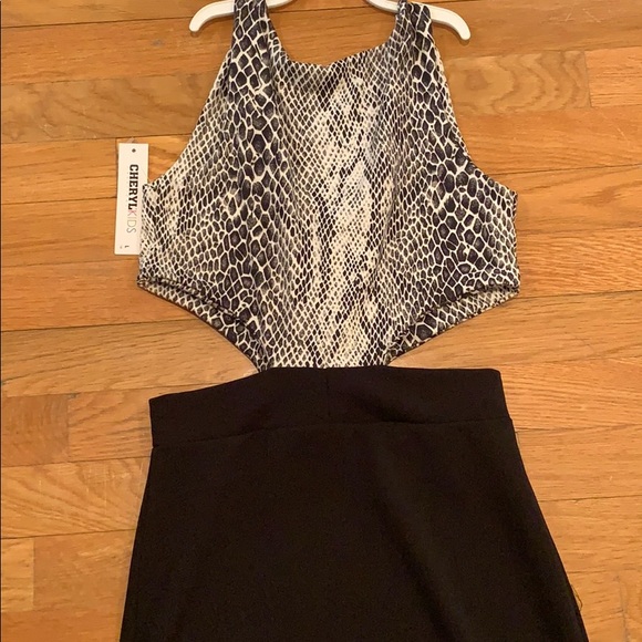 Cheryls kids creations NWT cut out dress size L - Picture 4 of 4